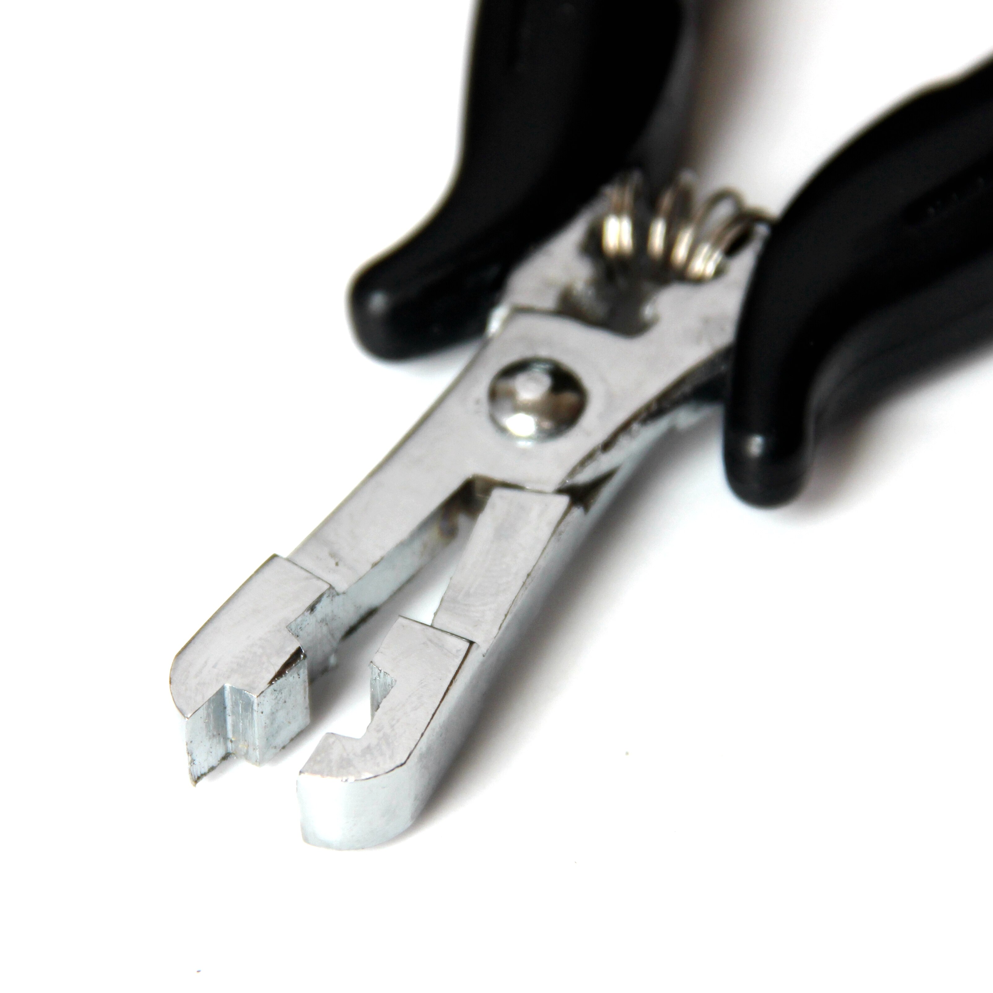 Alicates para cortar el pelo, herramienta para pelucas, extensión de cabello de Metal para pelo de punta plana, de acero inoxidable, multifuncional