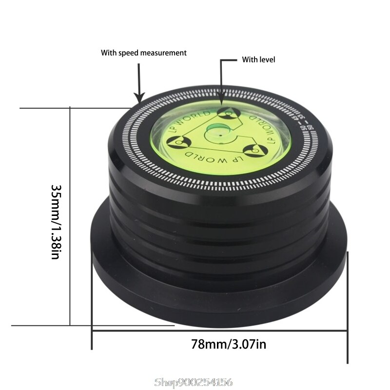 Universal 50Hz LP Vinyl Record Player Disc Turntable Stabilizer Aluminum Alloy Weight Clamp S30 20