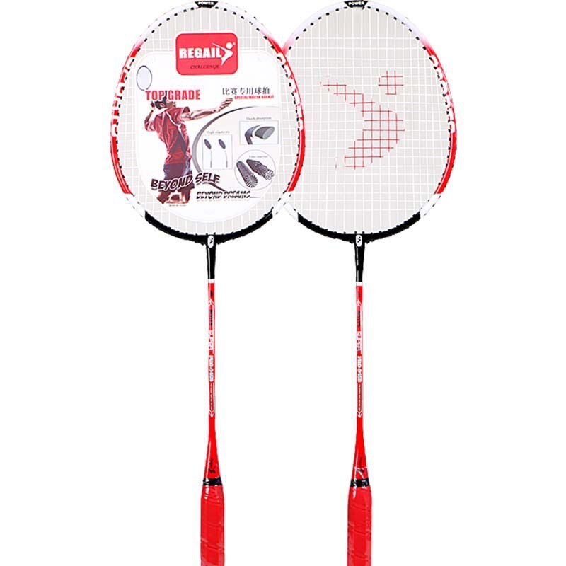 2pcs Badminton Racket Frame Badminton Racquet With String With Free Shuttlecock For amateur beginners