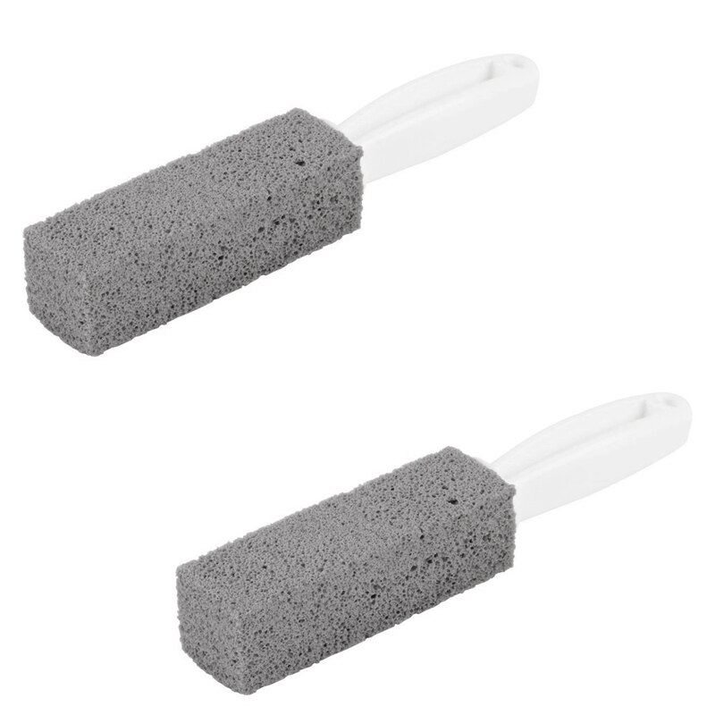 Pumice Stone Toilet Bowl Cleaner Multi-Purpose Pumice Stone Cleaning Stick W/ Handle For Toilet Bowl, Rust ,Grill & Household Cl: Default Title