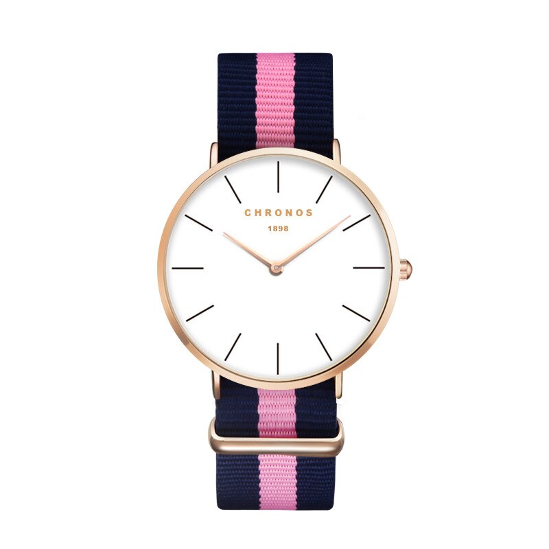 CHRONOS Horloges Mannen Mode Unisex Horloge Quartz Horloge Heren Rose Goud Mannelijke Klok Relogio Masculino: CH 0210