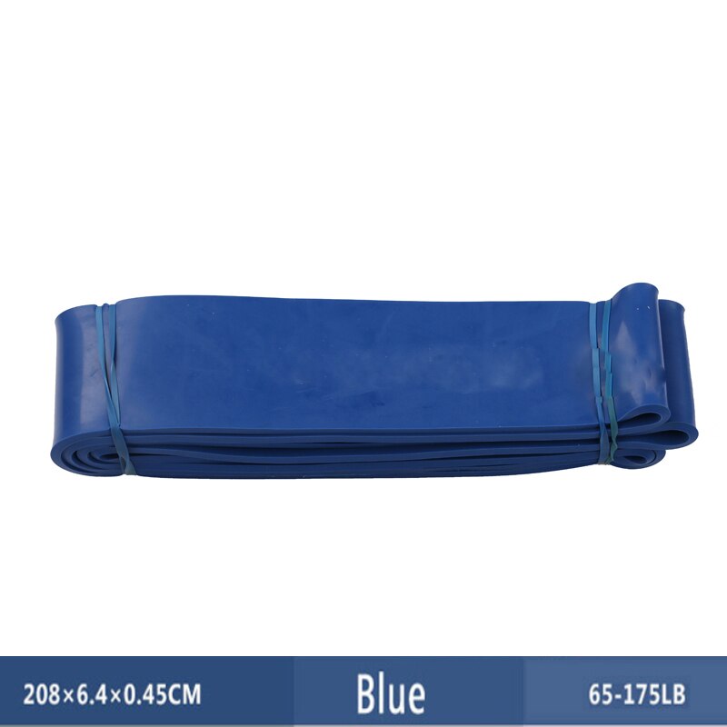 ITSTYLE 41" Resistance Bands 8 Level Crossfit latex Loop band Strap Expander Power Rubber Pull Up Strengthen Muscles Rope: Level 6 Blue