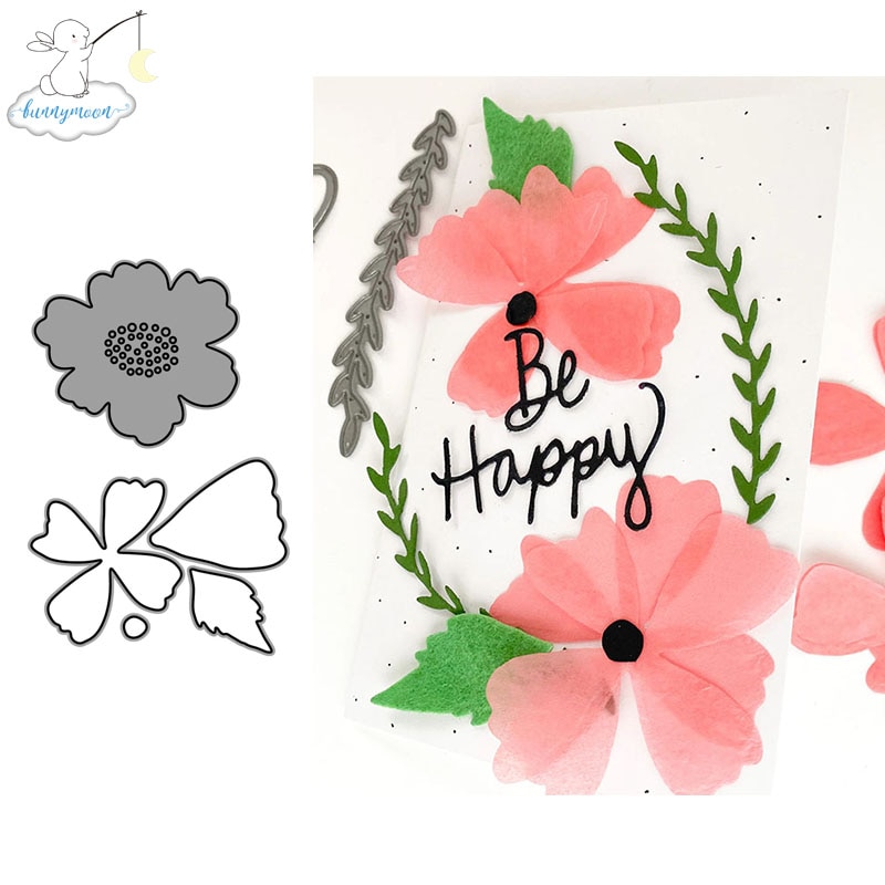 Ch blomster stencil metal skære matricer til scrapbog praksis hands-on diy album kort håndlavede værktøjer