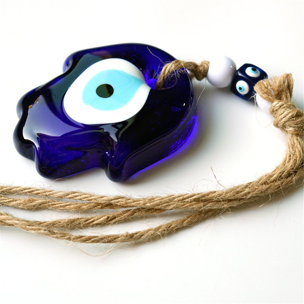 Adornos colgantes de Ojos de Alien para espejo retrovisor de coche, colgante para Interior de coche, azul marino, 1 unidad