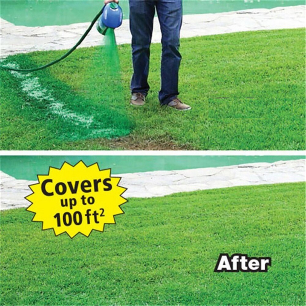 Neue Garten Samen Sprayer Kombination Flüssigkeit Rasen Samen Sprinkler System Gras Kunststoff Samen Sprayer Gießkanne Schnelle Einfach Spritzen