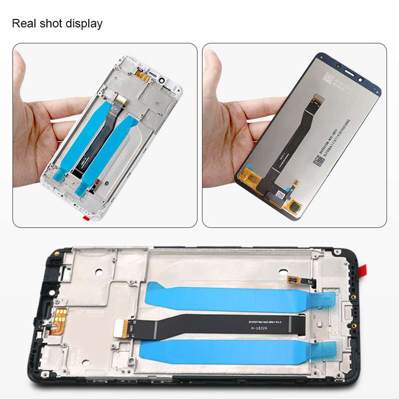 Original xiaomi redmi 6 redmi 6a lcd display 5.45 "touchscreen digitizer med ramme