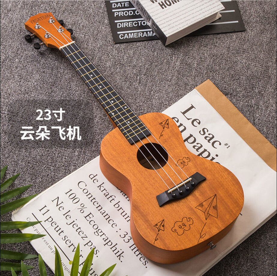 Ukulele pour débutant, étudiant adulte, homme et femme de 23 pouces, débutant, petite guitare