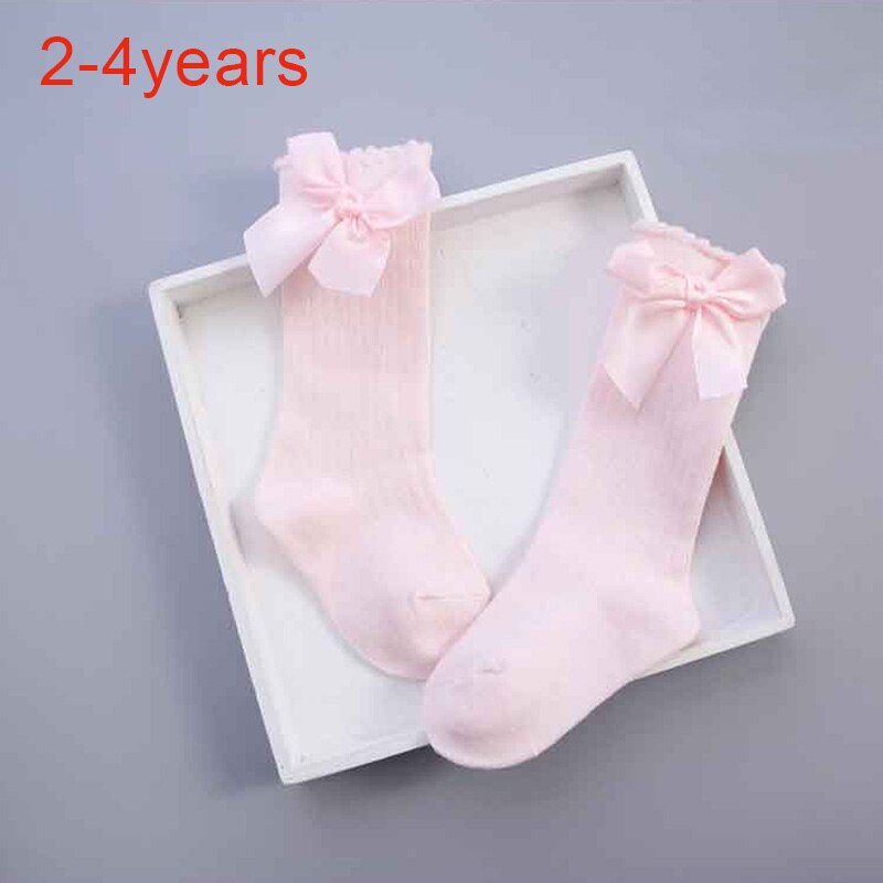 Schattige Prinses Baby Meisjes Sokken Kniehoge Met Boog Sokken Meisje Zoete Baby Sokken Lange Buis Sokken Kids Kinderen Been warmer Boot