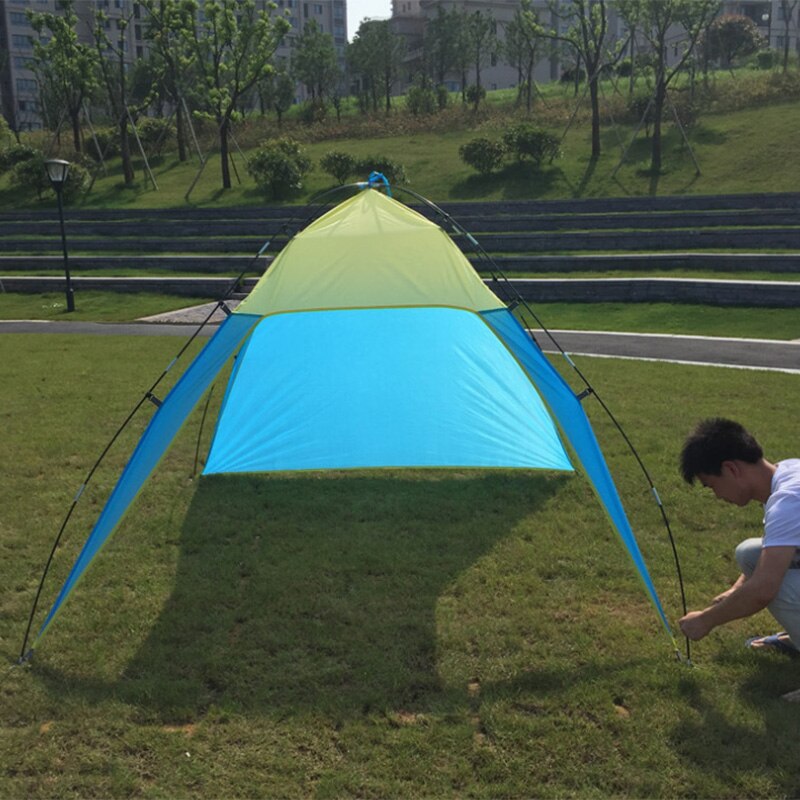 Portable outdoor Camping Beach Tent Fishing Picnic Travel triangle Camping tent UV Protection summer палатка beach accessories
