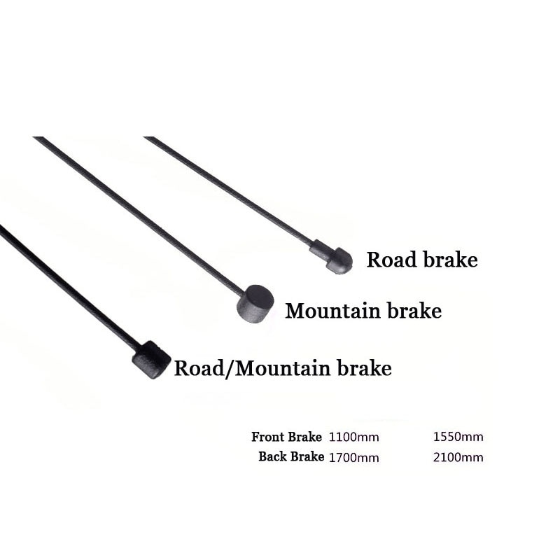 Teflon Coated Bicycle Shifter Brake Cable Sets MTB Road Bike Brake Line Front Rear Derailleur Brake Core Inner Wire Speed Line
