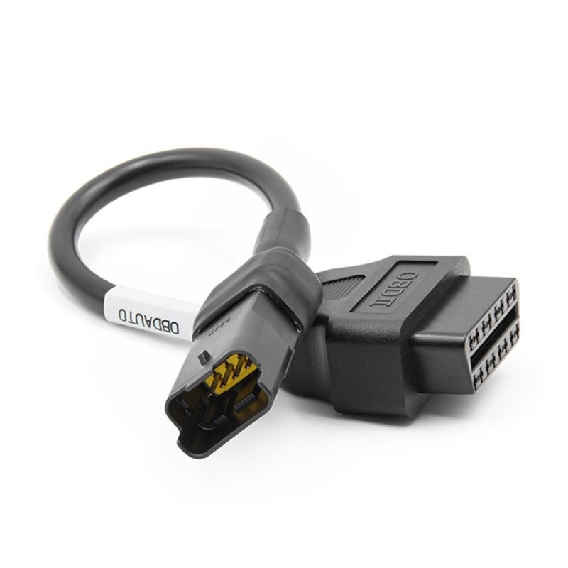 Diagnose- 6- pin-auf-obd 2 16 pin-adapterkabel, motorrad-fehlererkennungsstecker, passend für kawasaki 6p: Ducati 4p