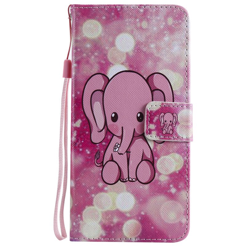 Lederen Case op voor Pouzdro Samsung Galaxy A40 Cover voor Samsung Galaxy A40 EEN 40 A405F A405 Coque Cartoon Portemonnee flip Telefoon Case: C