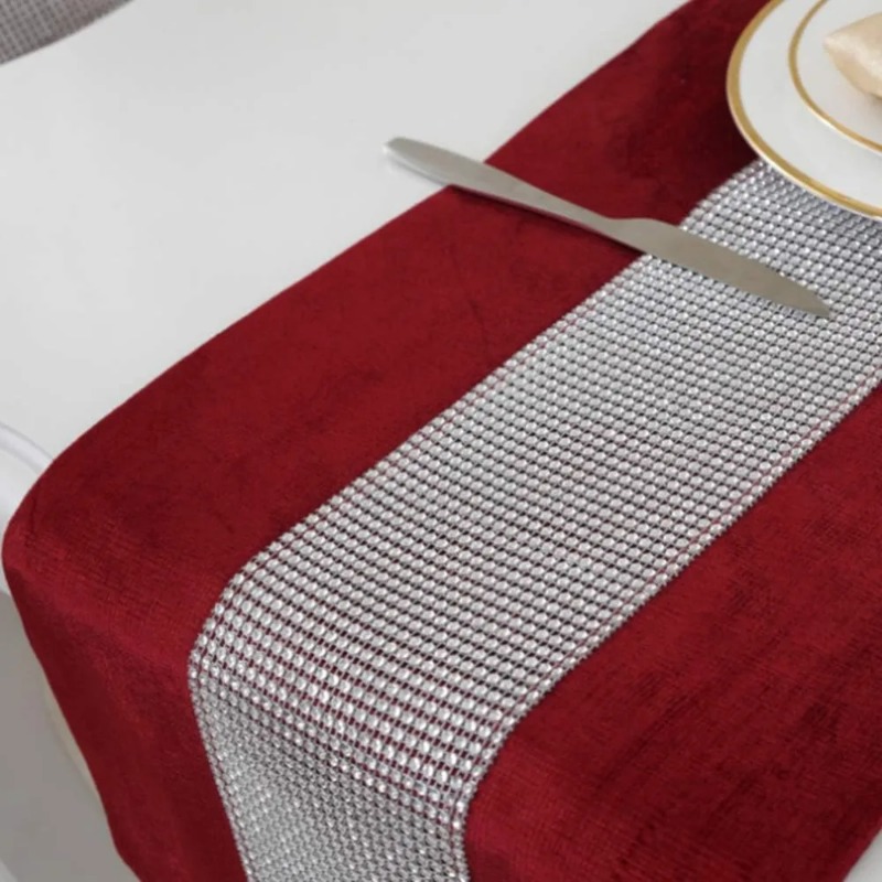 Runner Tafelkleed Theetafel Eettafel Mat Borduur Ry Moderne Eenvoud Modieus Grote Lucht Grensoverschrijdende Tafel 31x183cm