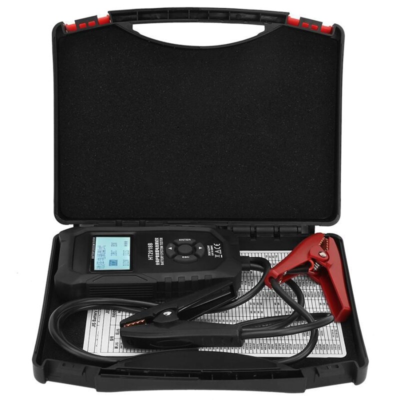 Automotive Car Battery System Tester Digital LCD Vehicle Battery Capacity Charging Voltage Analyzer 6V/12V/24V Battery Checker