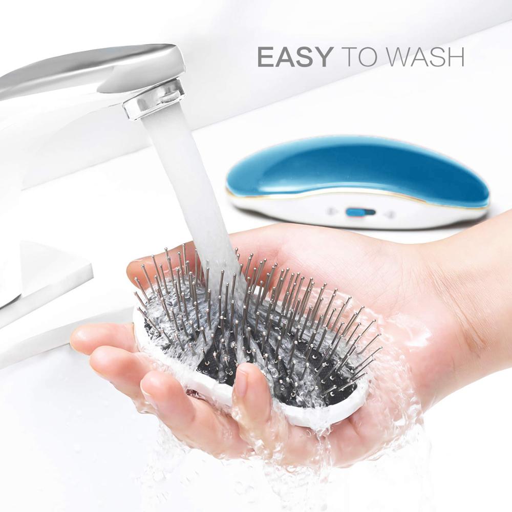Ionische Elektrische Haarborstel Elektrische Ionische Haarborstel Negatieve Ionen Haar Kam Borstel Haar Modeling Styling Magic Haarborstel Draagbare