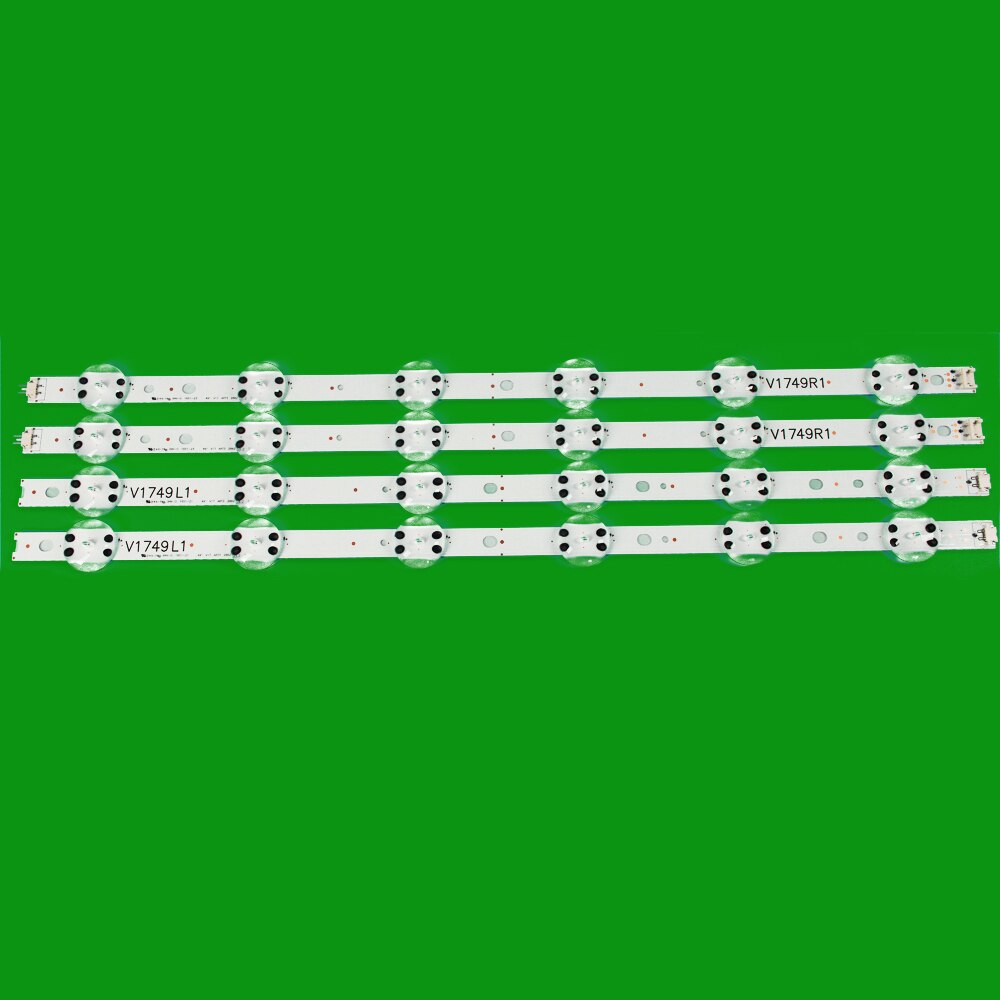 LED TV Illumination Part Replacement For LG 49UJ6510-SA 49UJ6517-ZA 49UJ6519-ZA LED Bar Backlight Strip Line Ruler V1749L