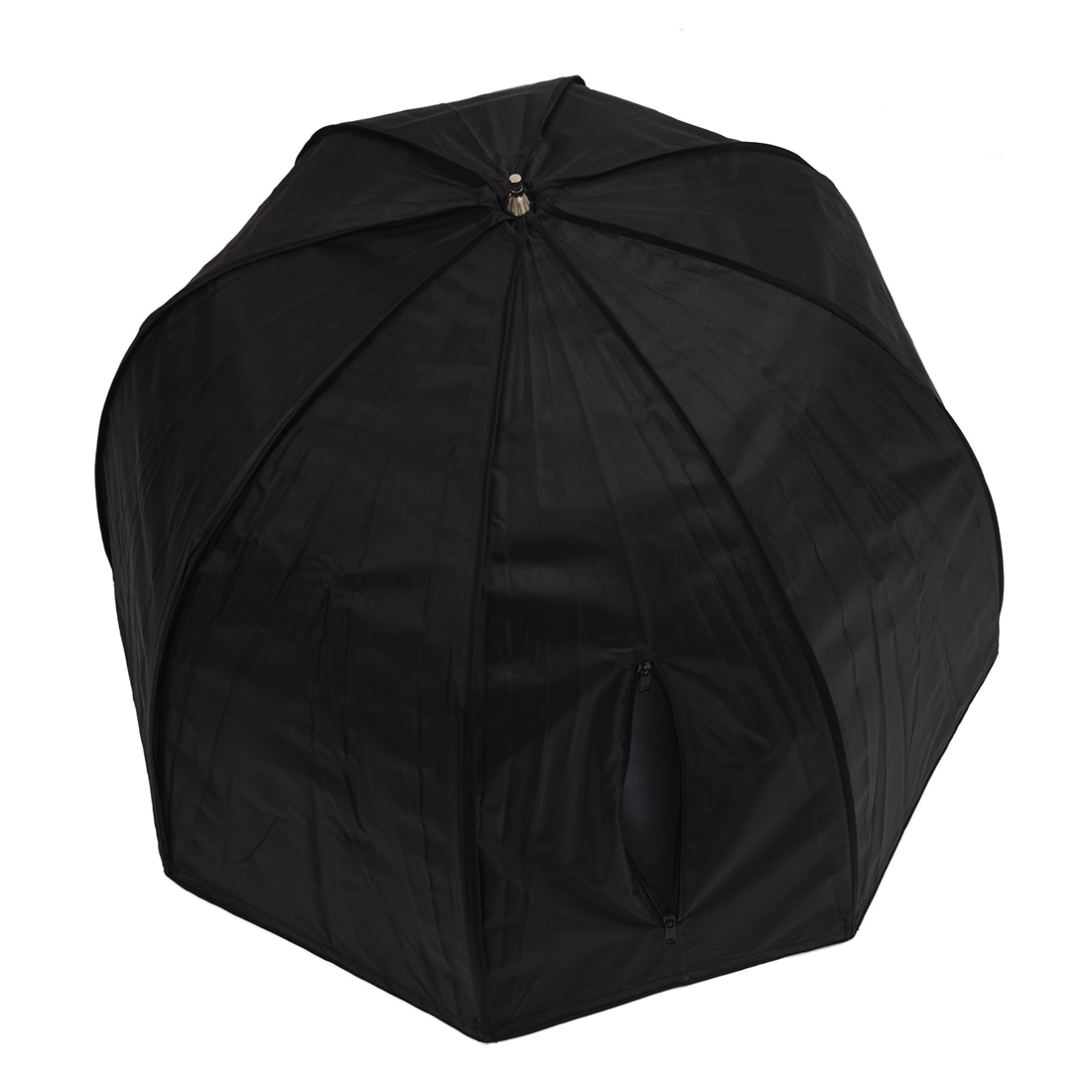 80Cm/31.5in Octagon Umbrella Softbox Reflector Diffuser Met Koolstofvezel Beugel Voor Speedlite Flash Light Sliver Black