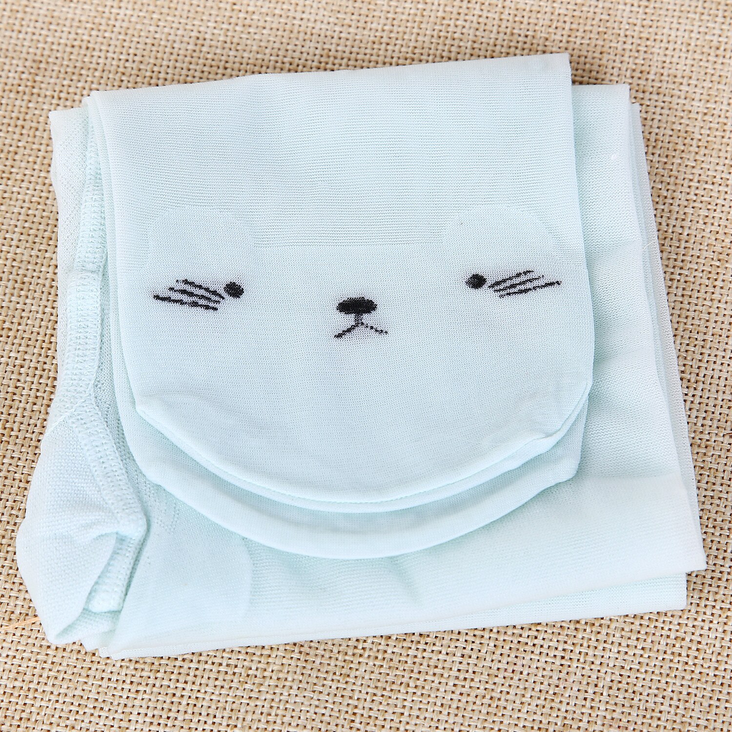 Summer thin stockings transparent leggings thin silk children's pantyhose candy color girls dance socks kitten: Blue / L