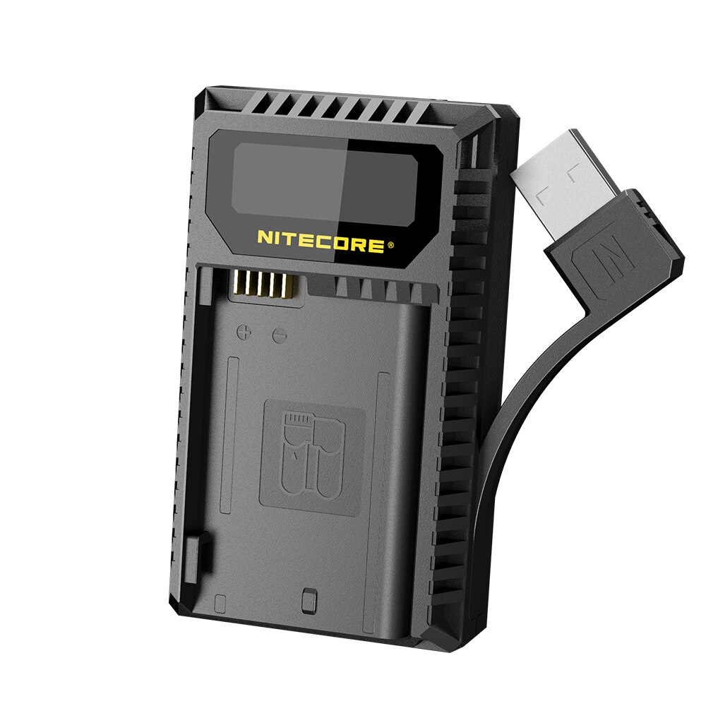 Nitecore UNK2 Dual USB Charger For Nikon EN-EL15 Battery D500 D600 D610 D750 D800 D800E D810 D810A V1 1V1 D850 D7000 D7100