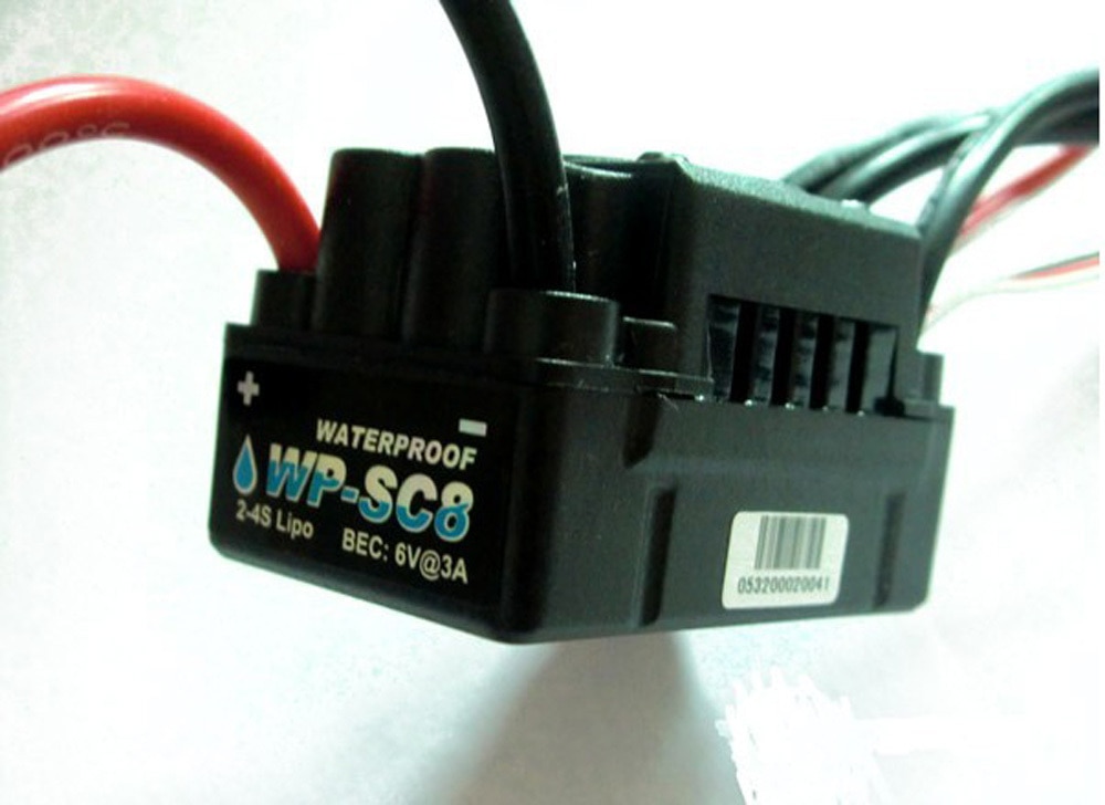 Hobbywing ezrun wp  sc8 vattentät 120a borstlös esc hastighetsregulator lastbil