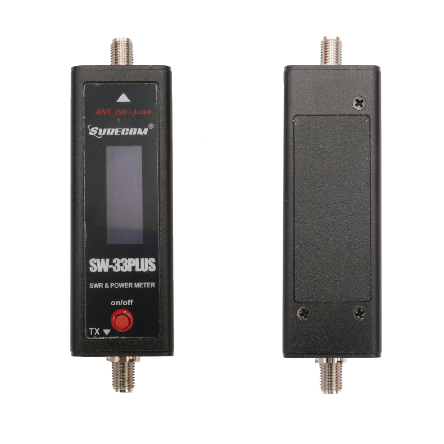 SURECOM SW-33 Plus VHF/UHF 100W POWER 125-525 MHz Mini RF Power &amp; SWR Meter and Easy to Install Handheld Radio