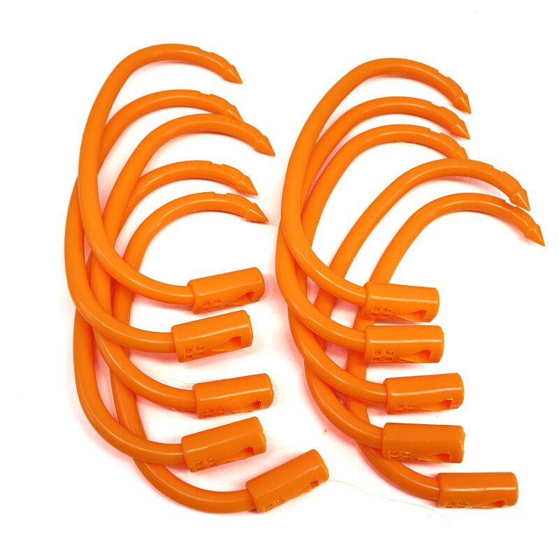 10PCS Plastic Cattle Nose Rings Cattle Bull Traction Ring Bovine Clamp Cattle Horse Cow Cattle Nose Ring Farm Livestock Tools