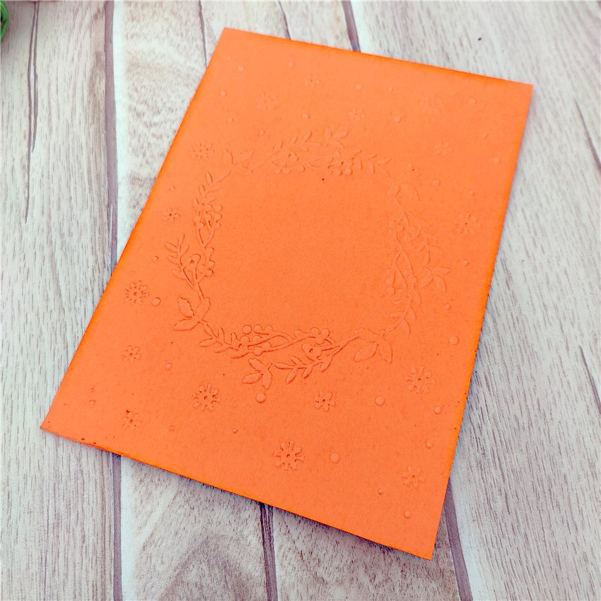 10.6*14.5CM Plastic Wreath Template Easter Wreath Craft Card Making Paper Card Album Wedding Decoration Embossing Folders