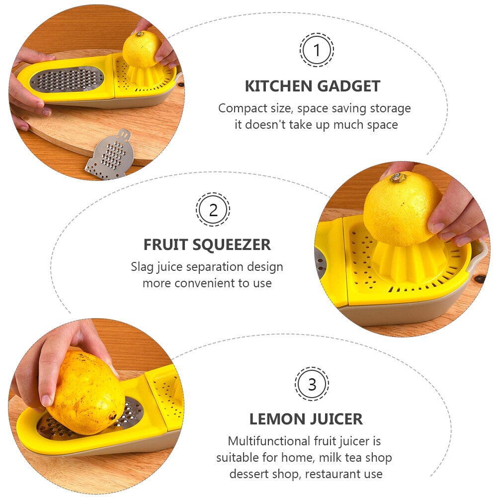 1pc Multifunctional Reusable Lightweight Squeezer Lemon Juicer Kitchen Gadget Dessert Shop