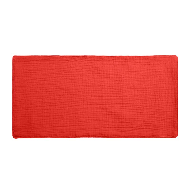 Mordedura de 3 uds. De toalla para bebé, Toalla de baño para bebé, pañuelo de algodón para eructar, gasa suave absorbente, paño de lavado para jardín de infantes: Red 1PCS