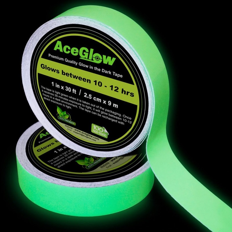 Autocollant auto-adhésif lumineux, 6 Types de ruban lumineux, brille dans la nuit, avertissement nocturne frappant, amélioration de l&#39;habitat