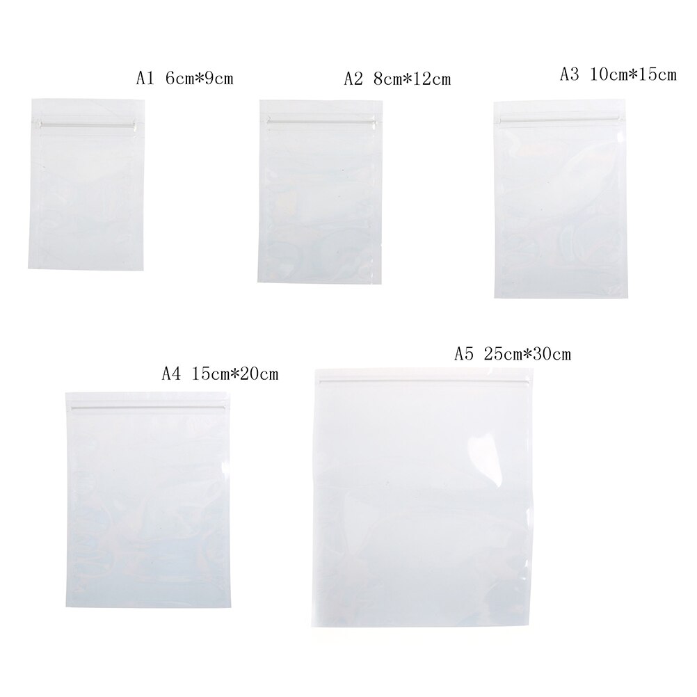 10 Uds. 5 tamaños bolsas de protección antiestática bolsa de paquete antiestático con cierre hermético bolsas de almacenamiento antiestático para discos duros