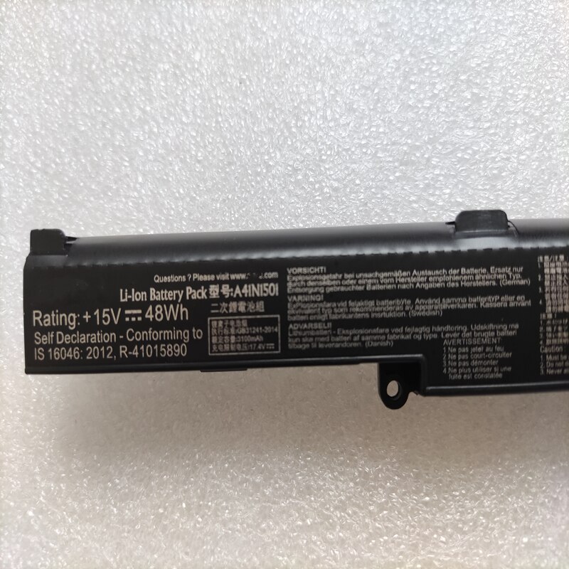 Batería A41N1501 A41LK9H para ordenador portátil, para ASUS ROG GL752 GL752VL N752V N752VX N752VW GL752JW N552V N552VX N552VW