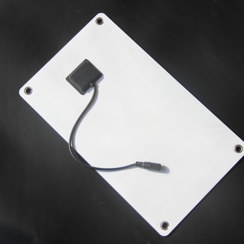 7.5W 12V Zonnepaneel Lader Monokristallijn Silicium Zonnepaneel Semi-Flexibele Car Charger Met Clip