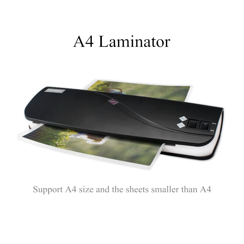 A4 9 tommer kontor & kold foto laminator rulle laminator termisk lamineringsmaskine til  a4 dokument foto hurtig lamineringshastighed