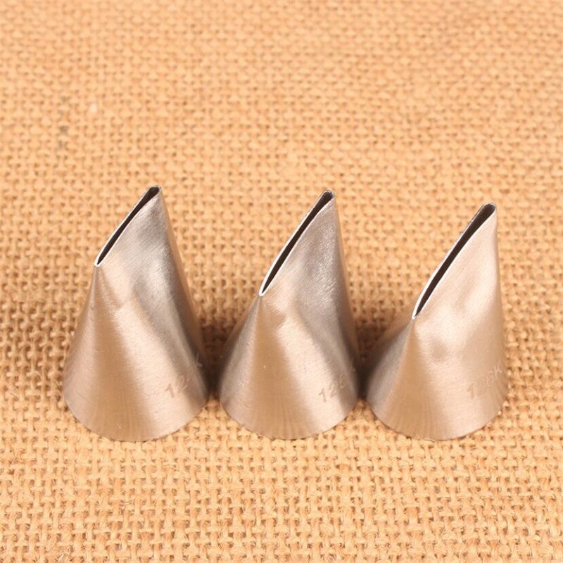 3Pcs/1Pc 124K 125K 126K Rose Pastry Nozzles Rvs Sp... – Grandado