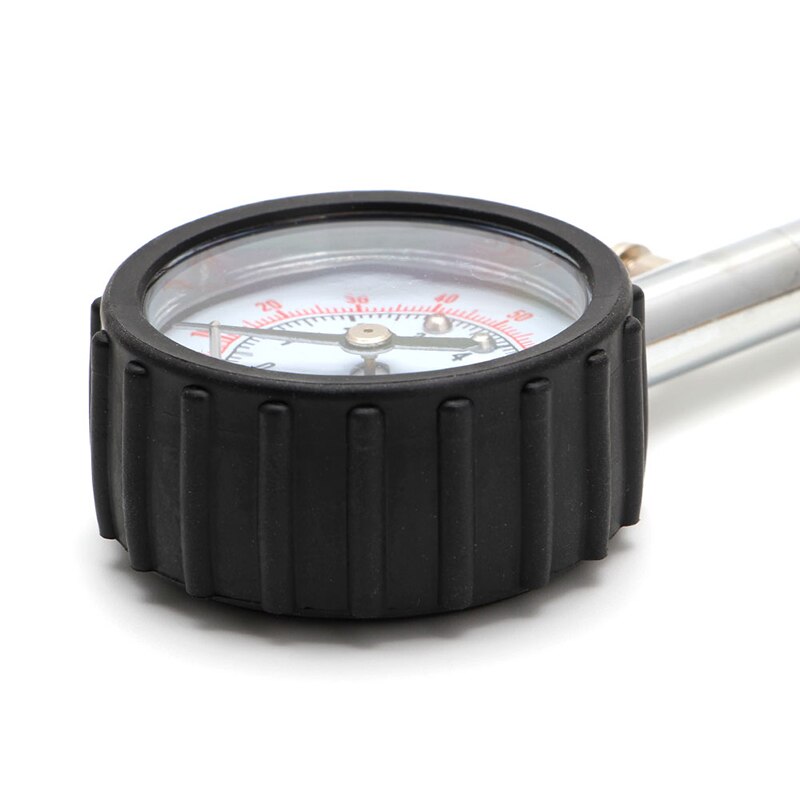 0-100PSI Auto Truck Auto Motor Band Band Luchtdrukmeter Dial Meter Tester Nieuw