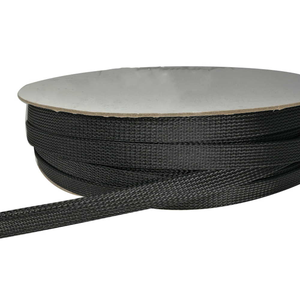 4/6/8/10/12/15/18/20mm Geïsoleerde Gevlochten Sleeving Strakke HUISDIER Draad Uitbreidbaar Kabel Mouw vlamvertragende nylon gevlochten mesh buis