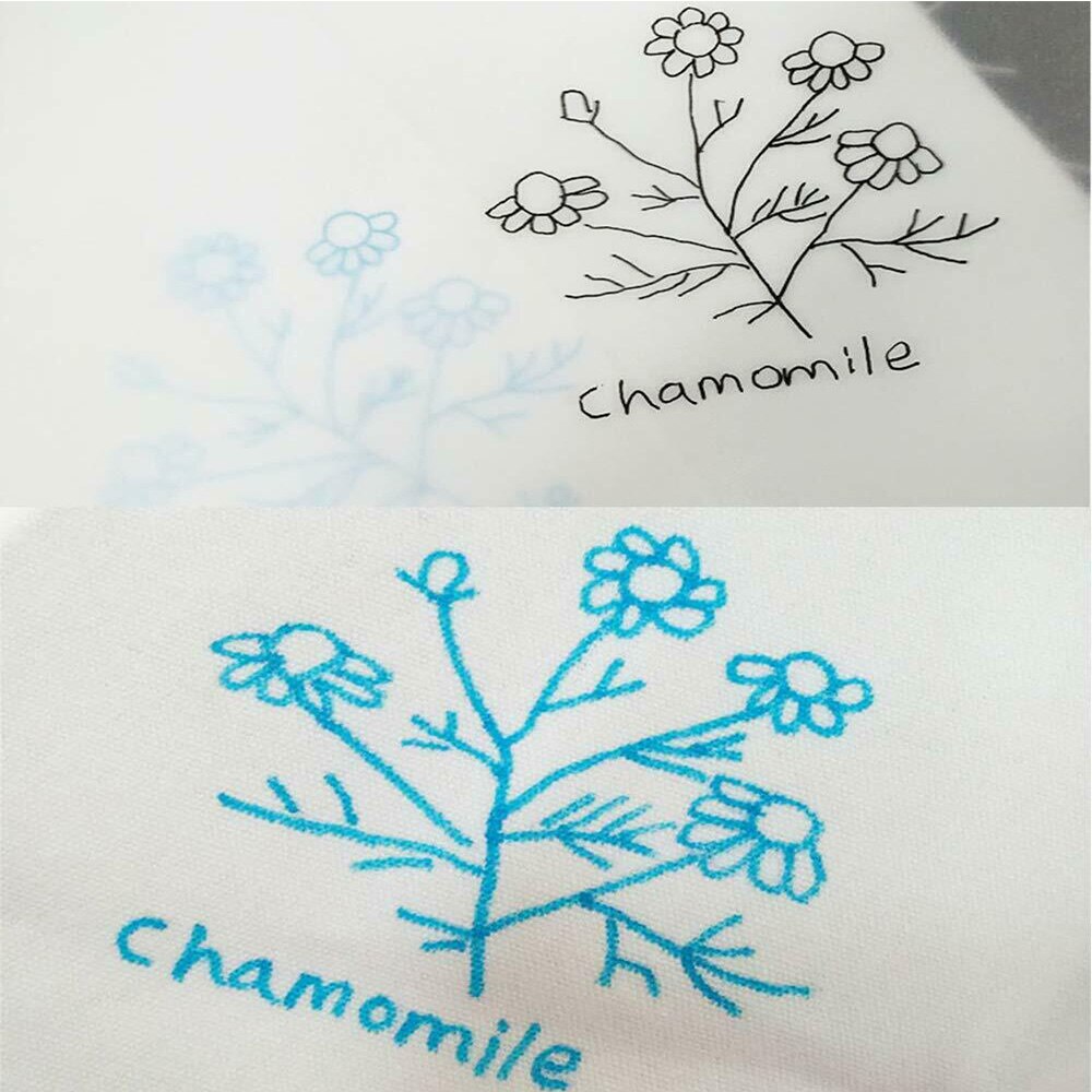 5 Stuks Transfer Papier Herhaaldelijk Gebruik Carbon Water-Oplosbare Tracing Papier Patroon Stof Tekening Tracing Papier Voor Doek Voor art