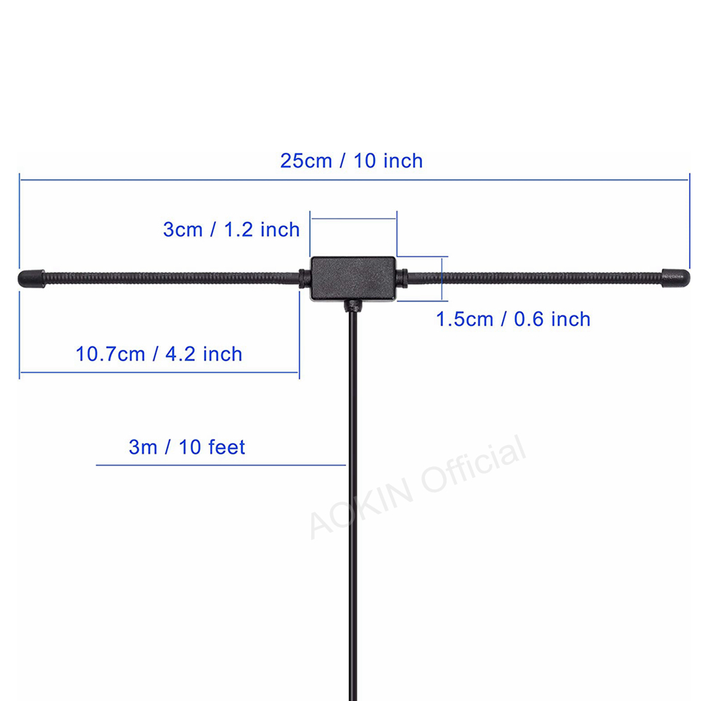 Fm Dipool Antenne 75 Ohm Fm Radio Antenne Fm Am Antenne Voor Stereo Ontvanger Audio Video Radio Home Theater Receiver