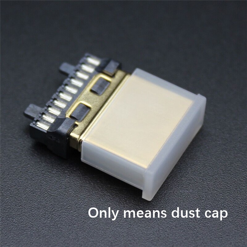 100Pc Stofkap Voor Hdmi Plug Tv Hd Kabel Interface Transparante Beschermende Cap Hdmi Male Stofkap Anti Oxidatie