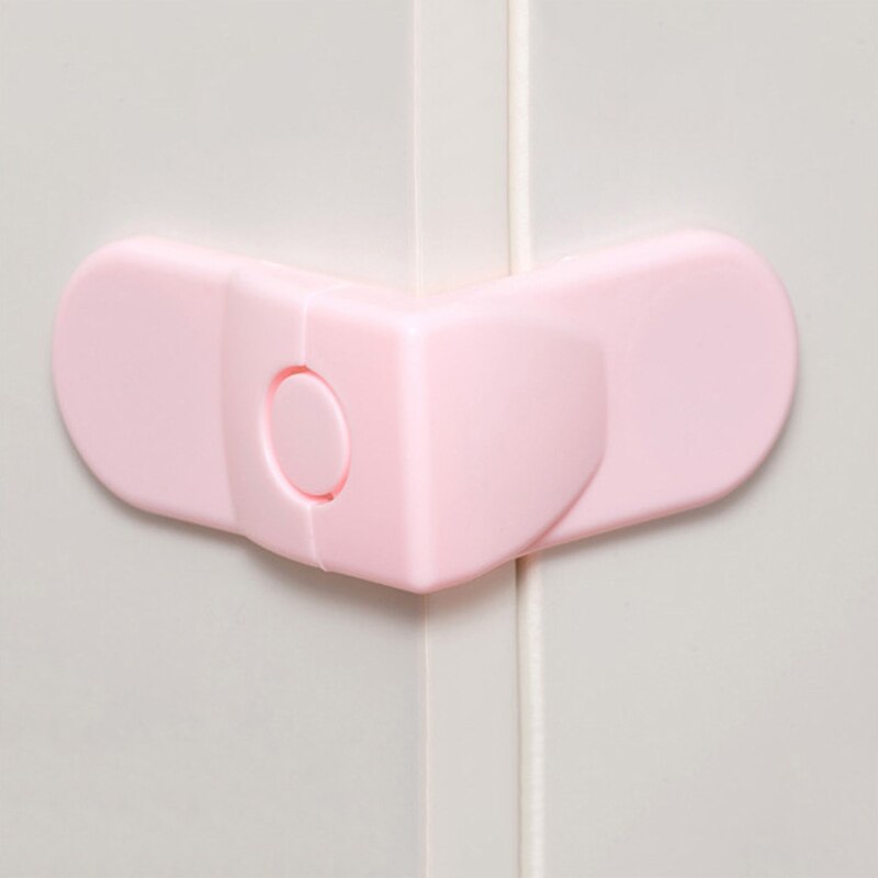5 teile/los Baby Sicherheit Art sperren Schublade Schrank Schrank sicher sperren Funktionale freundlicher Kühlschrank Sicherheit Schutz sicherheit Wc Schloss: Stil 3 Rosa