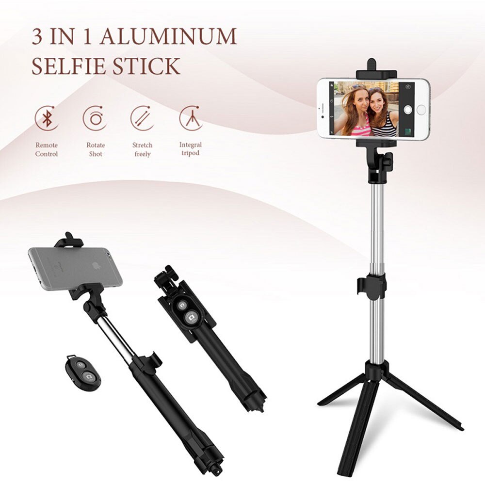 Antoksky Statief Monopod Selfie Stok Bluetooth Met Knop Selfie Stick Voor Android OS Voor Iphone 6 7 8 Plus IOS