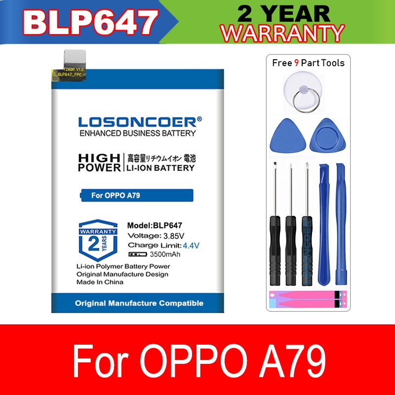 For OPPO R15 Pro A91 A7X 18013 1805 A37 R7S R7s R7SM R7st Find X A77 A73 A73S A73T R9 R9TM A79 R9S PLUS F11 Pro Find 7 Battery: BLP647 For OPPO A79