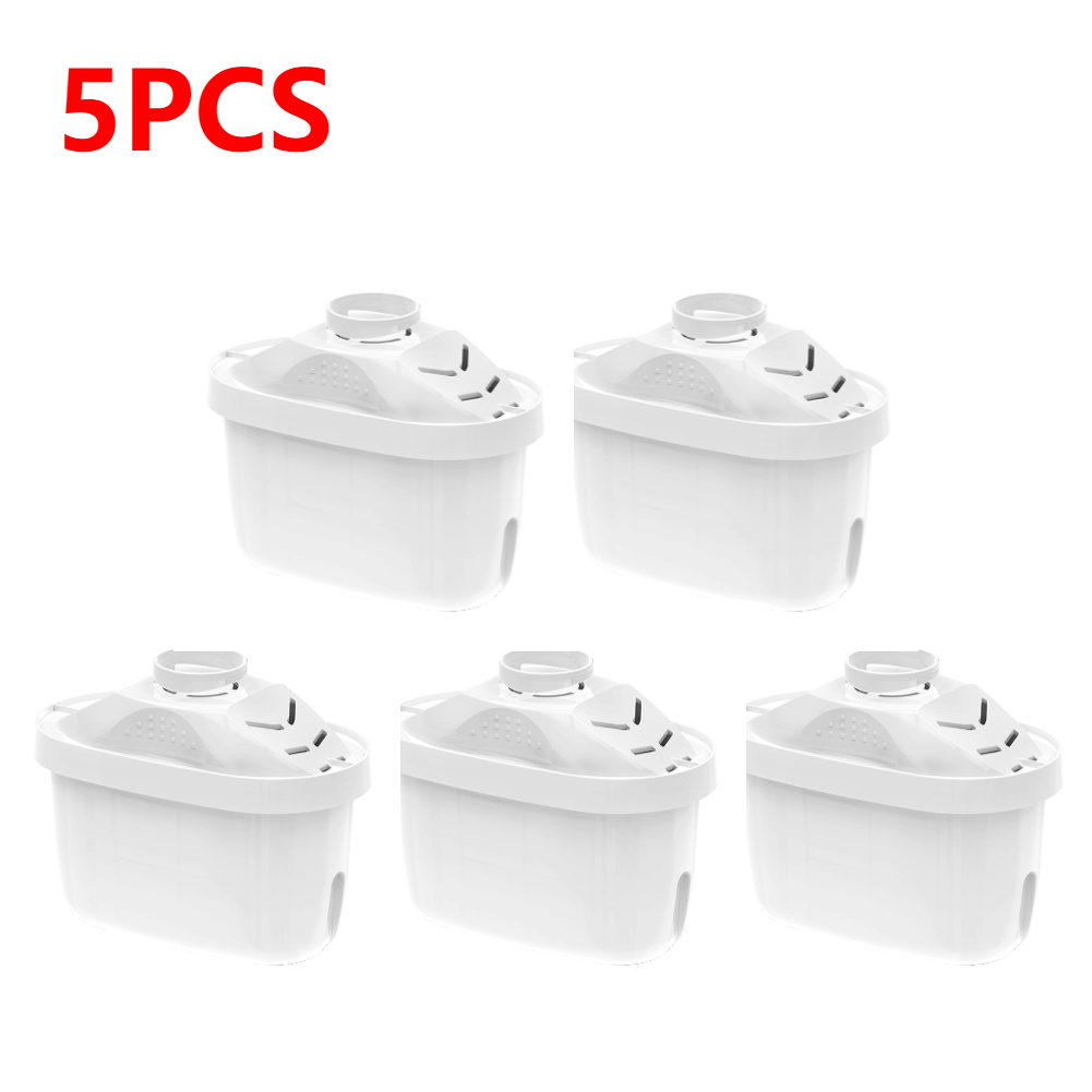 1-10Pcs Filter Replacement Water Filter Removes Fluoride Chlorine Water Filter Cartridge Pure Filter Pitchers for Brita- Maxtra: grey