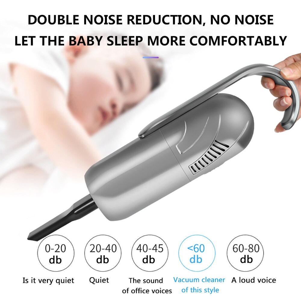 Multi-Function Portable Mini Wireless Handled Vaccum Cleaner Rechargeable Smart Vaccum Cleaner For Car/Boat/Train