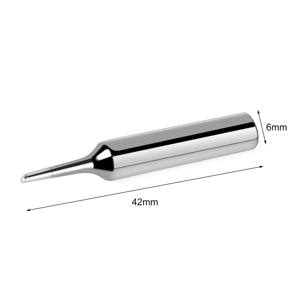 10pcs+Iron casing /lot Lead-free Solder Iron Tip 900M-T For 936 SAIKE ATTEN AOYUE KADA YIHUA Soldering Rework Station Iron Tsui