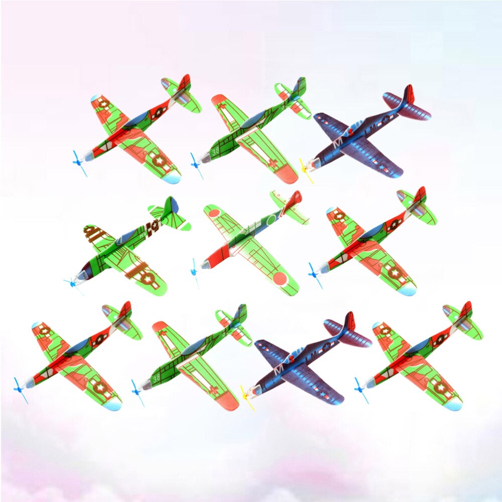 20Pcs Diy Vliegtuig Zweefvliegtuig Vliegtuig Speelgoed Vliegtuig Model Gooien Vliegtuigen Vliegende Speelgoed Diy Handgemaakte Kleine Vliegtuig Speelgoed Voor Kinderen: Default Title