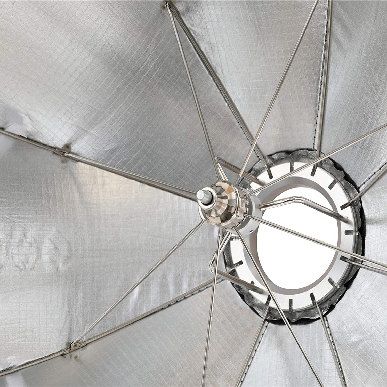 Godox AD-S60S ADS60S Umbrella Style 60cm Quick Fold Silver SoftBox with Grid Godox Mount for AD400Pro, AD300Pro, LED ML60