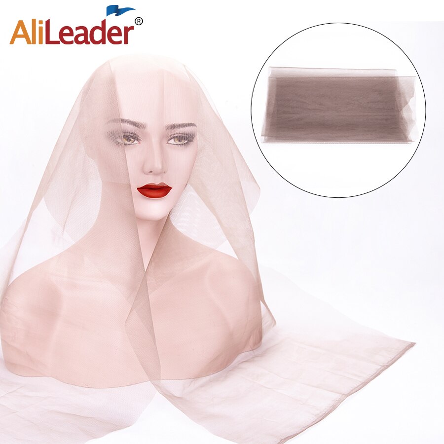 Alileader billig 13*4 schweizisk blonde net forfriskende schweizisk blonde net til parykker frontal blonde paryk hårnet dreadlocks paryk cap tilbehør