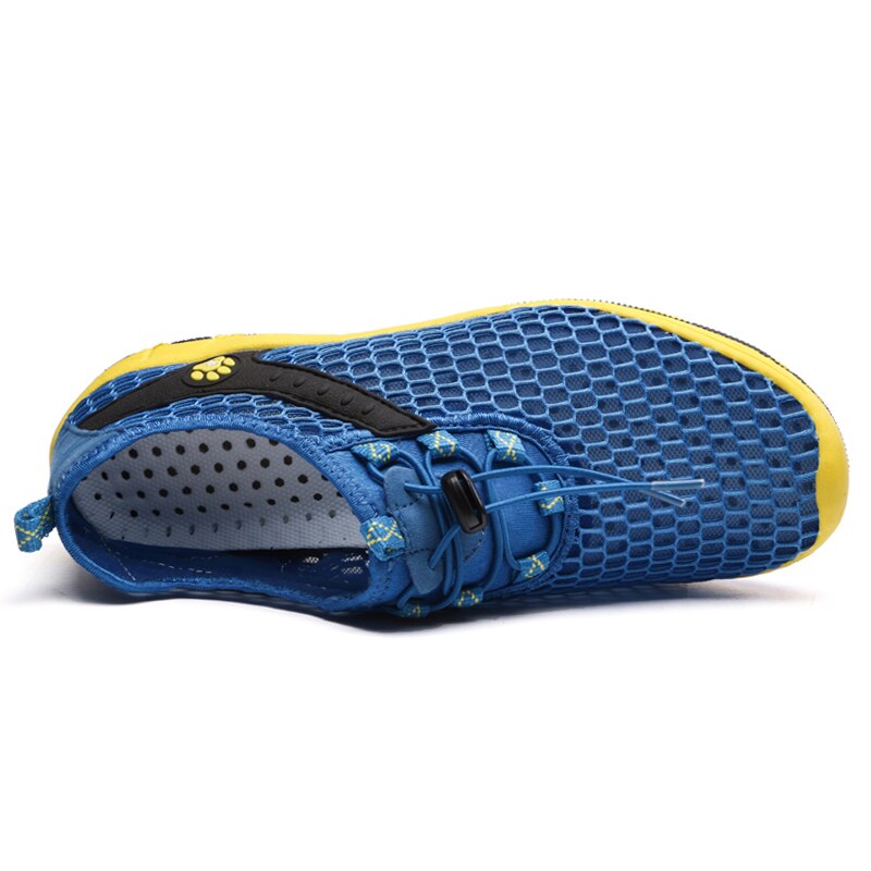 Letnie damskie oddychające odkryte buty z siatki do chodzenia w wodzie kobieta brodząc brodząc w górę trampki wodne Aquashoes